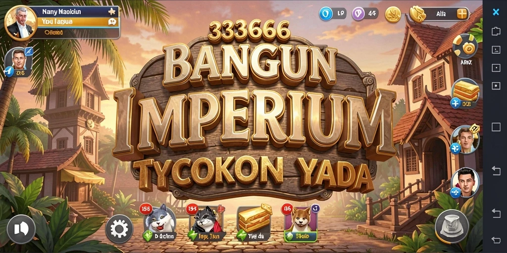 Tampilan gameplay <strong>333666</strong> yang menunjukkan dinamika bisnis Tycoon.