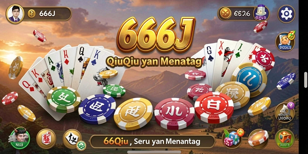 Tampilan gameplay QiuQiu yang menegangkan dan penuh strategi.