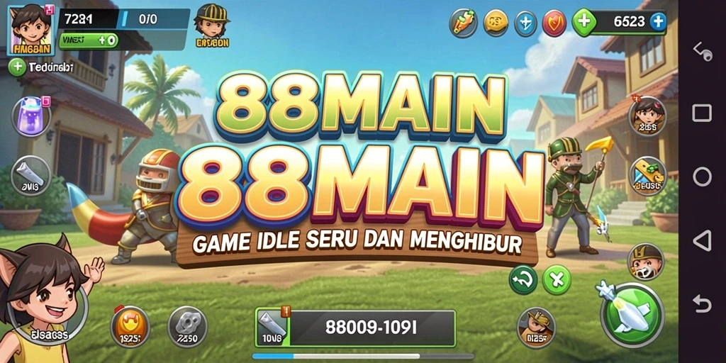 Tampilan gameplay yang seru dan menawan dalam 88MAIN.