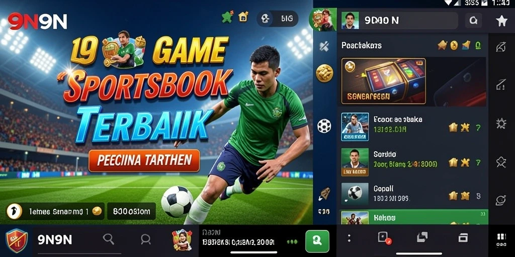 Tampilan gameplay Sportsbook yang menarik dan interaktif.