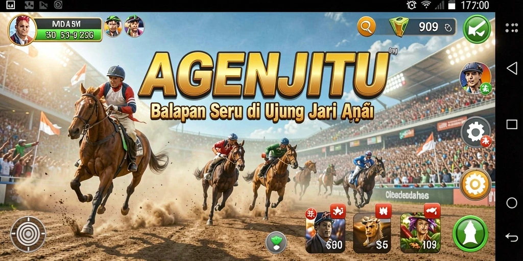 Gameplay Racing yang mendebarkan dan penuh aksi.