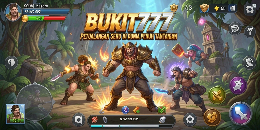 Tampilan gameplay seru dari BUKIT777 yang penuh tantangan.