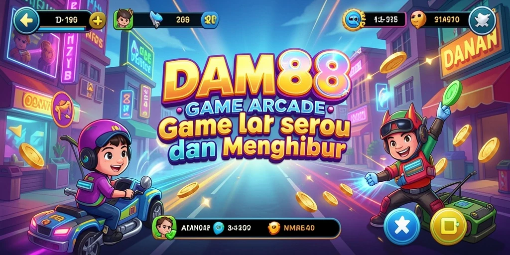 Screenshot gameplay DAM88 menampilkan aksi seru dalam permainan arcade.