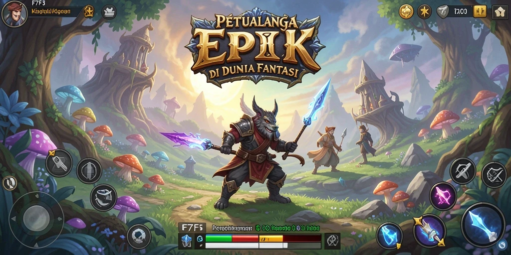 Tampilan gameplay F7F7 yang memukau dan penuh aksi.