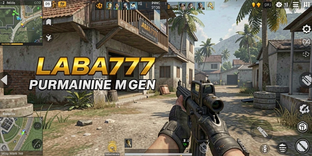 Tampilan gameplay intens dari LABA777 dengan aksi FPS yang mendebarkan.