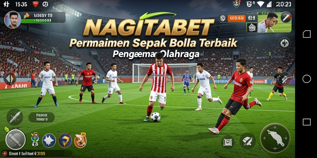 Tampilan permainan sepak bola yang mendebarkan di NAGITABET.