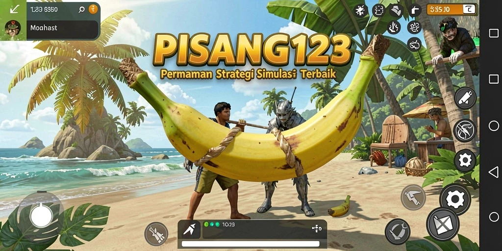 Tampilan menarik dari gameplay PISANG123 yang penuh strategi SLG.