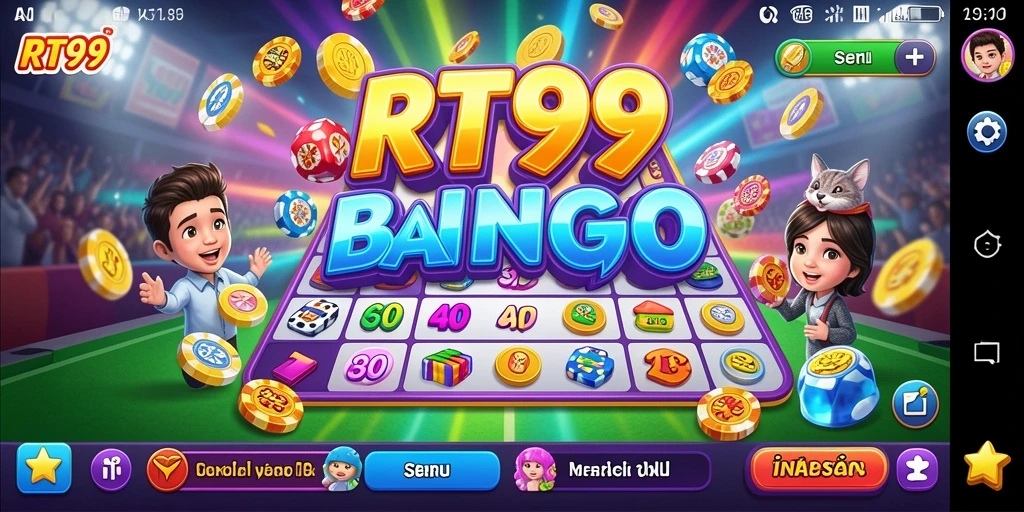 Tampilan gameplay RT99 yang mendebarkan dan penuh warna.