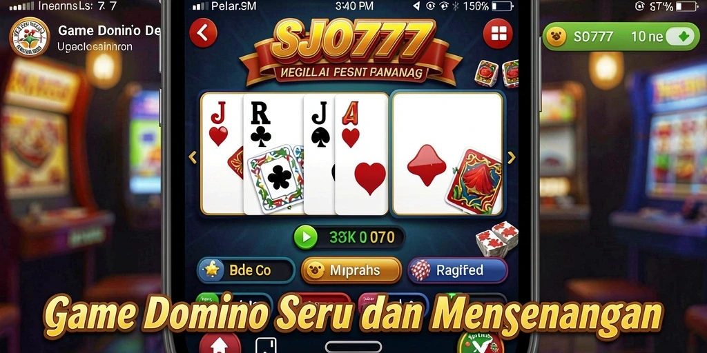Gameplay seru SJO777 memperlihatkan momen mendebarkan saat bermain Domino.