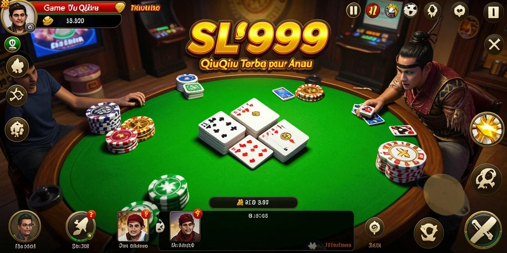 Screenshot dari gameplay QiuQiu yang seru di SL999.