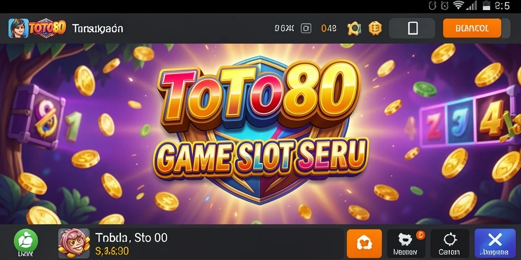 Tampilan menarik dari permainan Slot TOTO80 dengan beragam tema.