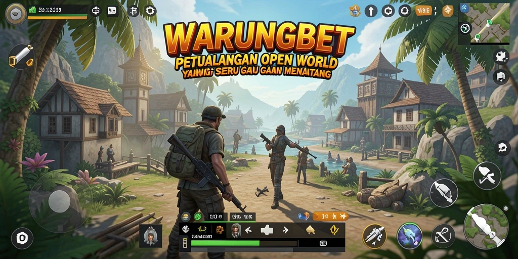 Tampilan gameplay Open World yang menakjubkan dan mendalam.