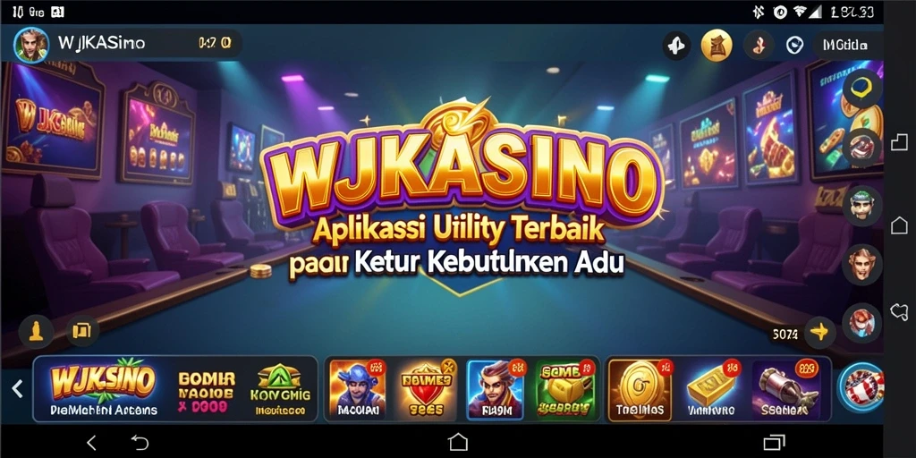 Tampilan antarmuka WJKASINO yang intuitif dan menarik.